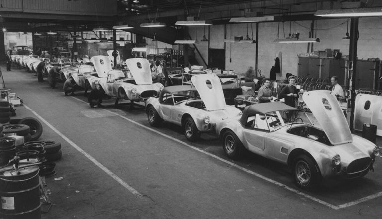 ac cars heritage photo production plant england uk